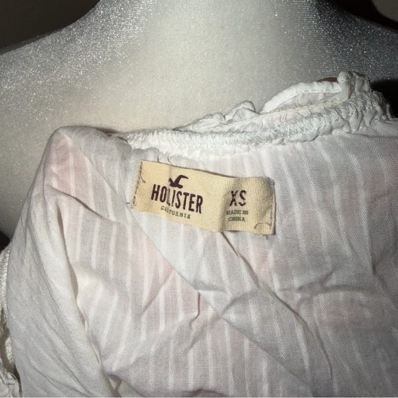Vintage Y2K Hollister 2000s Babydoll Milkmaid Henley Top - Picture 6 of 6